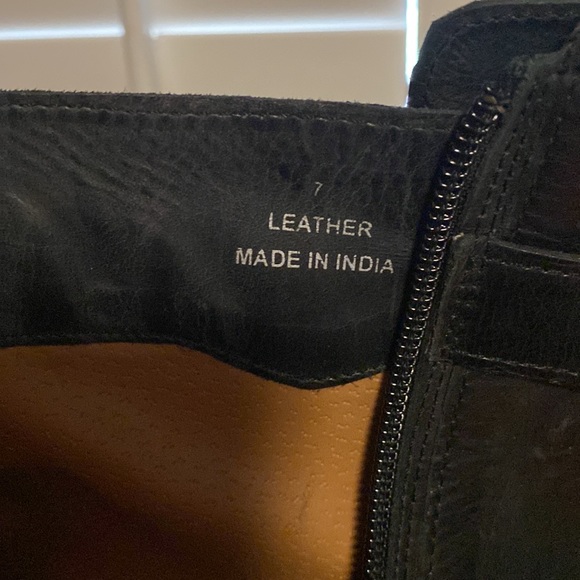 Diba black leather motorcycle boot sz 7 - Picture 5 of 7